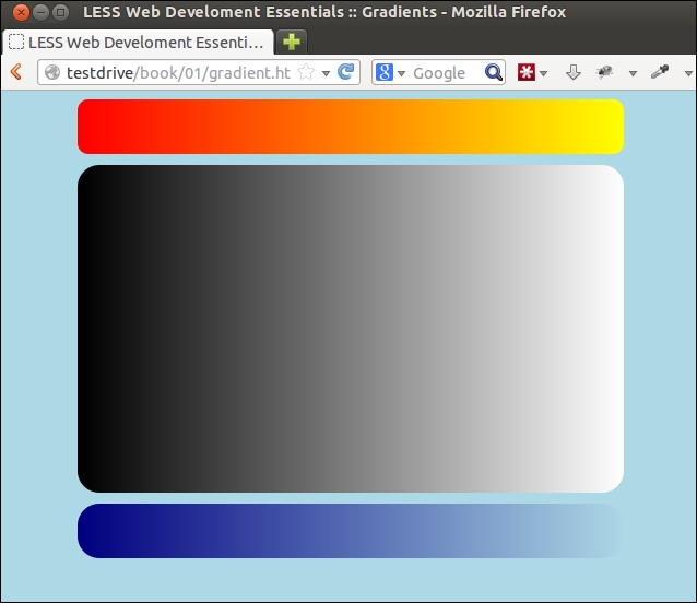 Creating background gradients