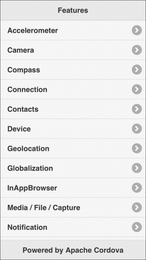 Exploring the Cordova Exhibition app