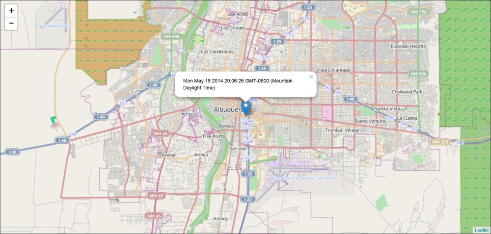 Creating a mobile map with JavaScript