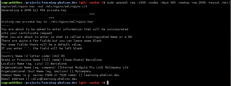 Enabling SSL on our local machine