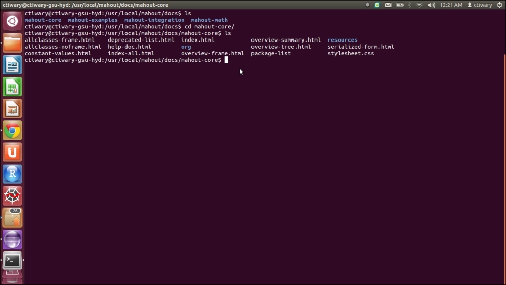 Mahout API – a Java program example