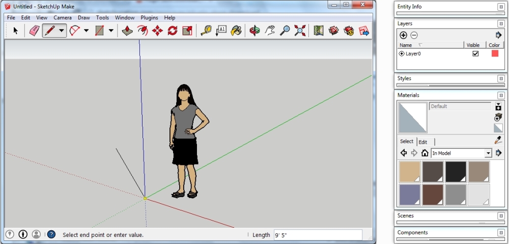 sketchup side toolbar