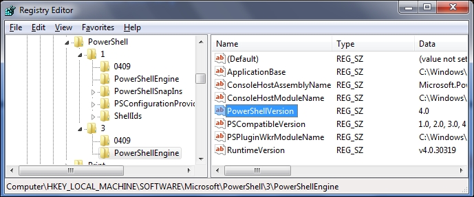 how to determine powershell version