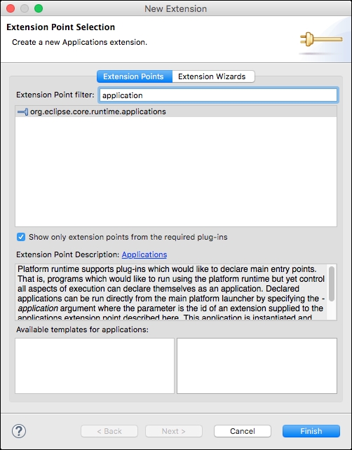 Time for action – creating a headless application
