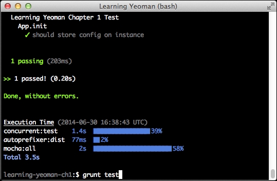 Running tests