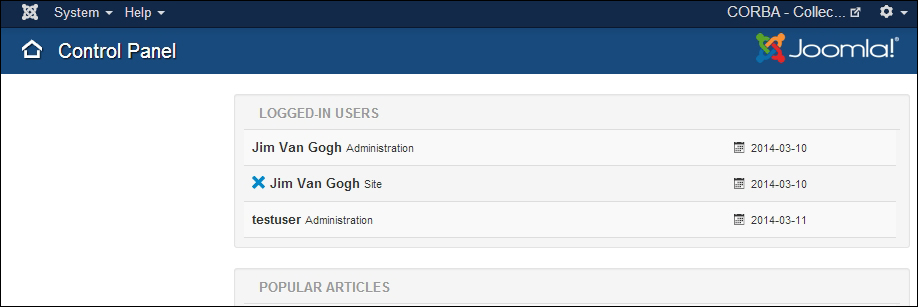 Time for action – telling Joomla! what the group can do