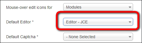 Time for action – replacing the default text editor of Joomla!