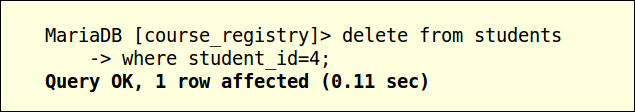 Deleting data
