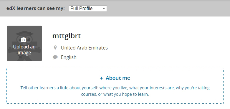 Creating your edX account