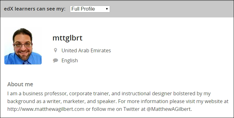 Creating your edX account