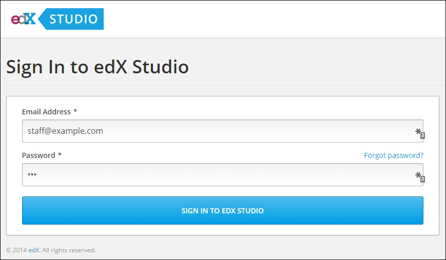 The Studio view of problem components