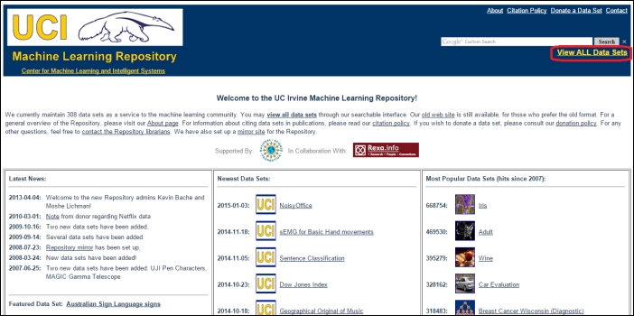 archive ics uci machine learning databases
