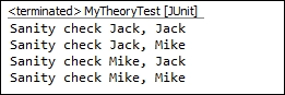 Exploring JUnit theories