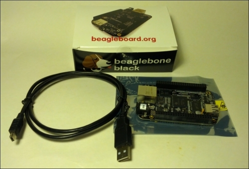 Unboxing and powering up your BeagleBone