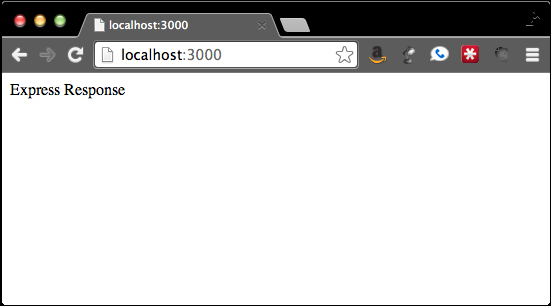 Using Express in Node