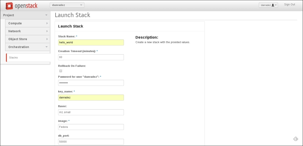Web interface