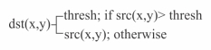 Thresholding