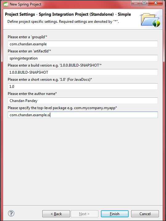 Creating your first project
