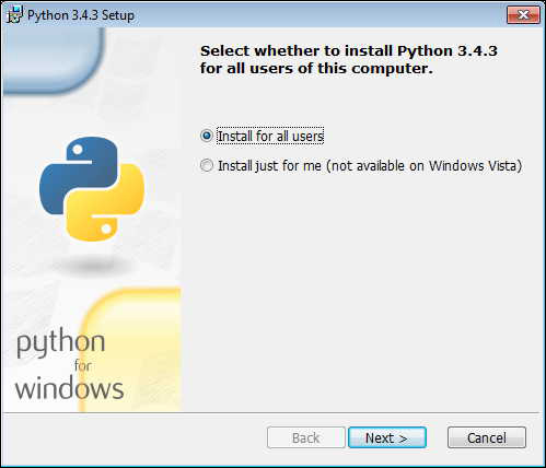 Installing Python on Windows