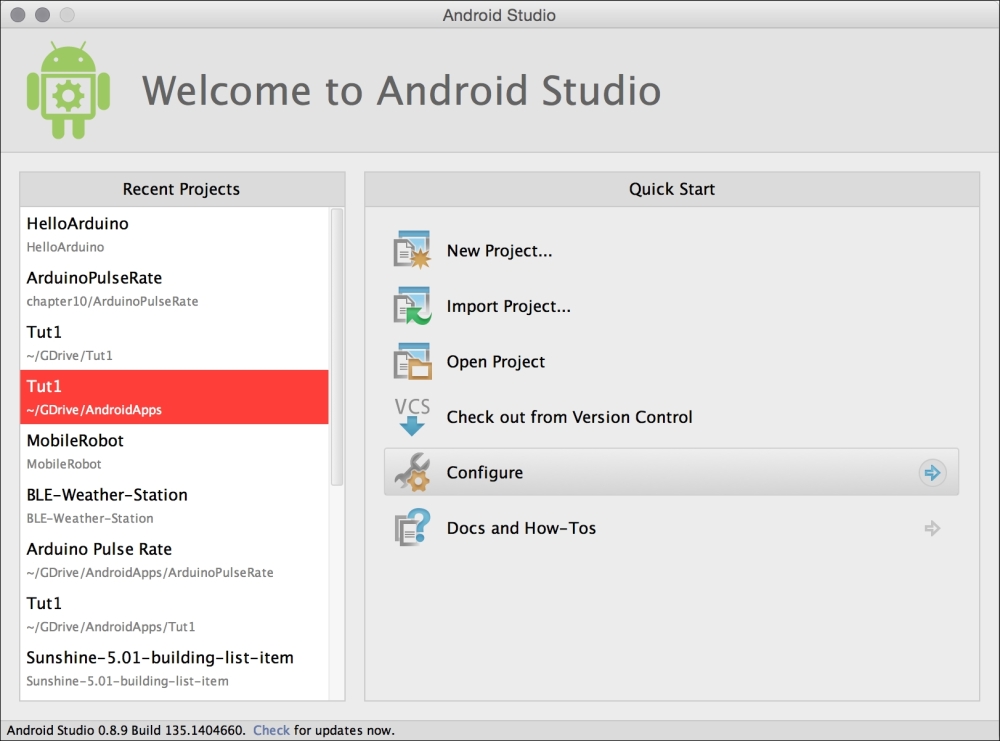 Setting up the Android Software Development Kit
