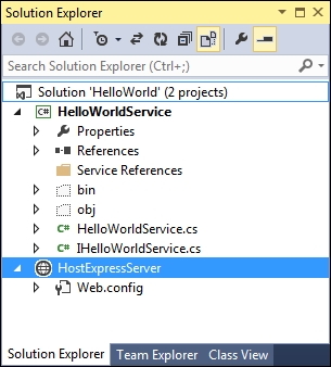 Creating the host application