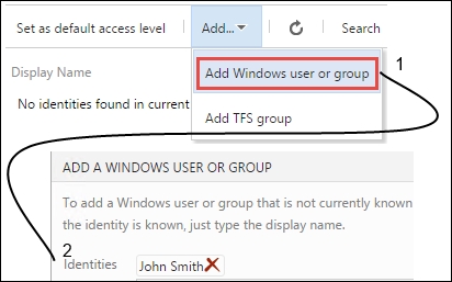 Assigning a user license: