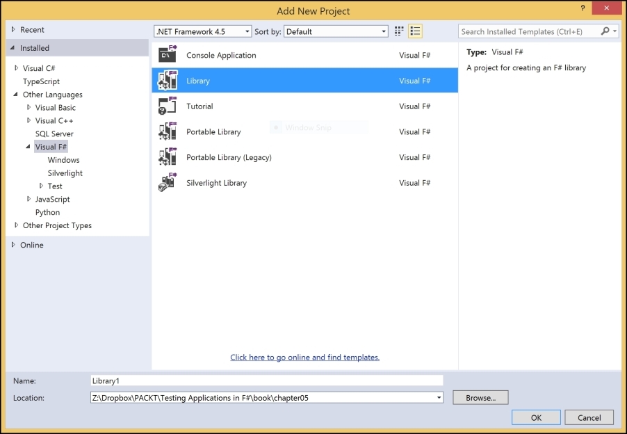 Testing with Visual Studio