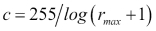 Log transformation