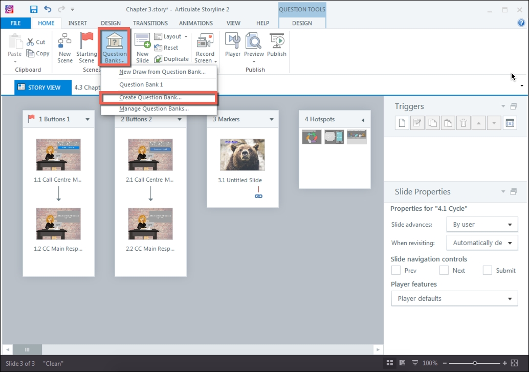 Using Question Banks Articulate Storyline Essentials Using Question Banks Articulate Storyline Essentials