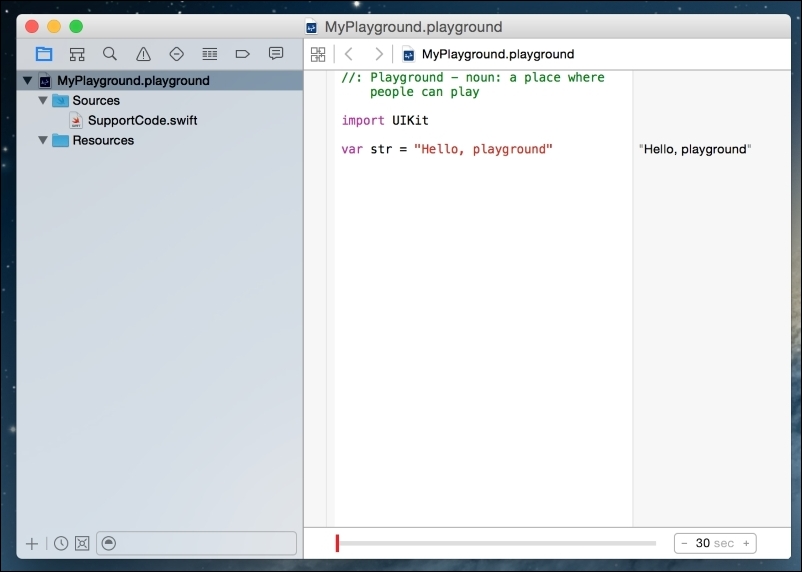 Showing images in a Playground