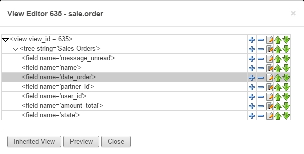 Adding a field to an existing view