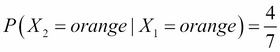 Conditional probability distribution