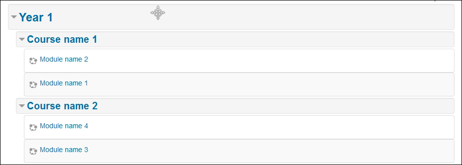 Managing Categories and Courses