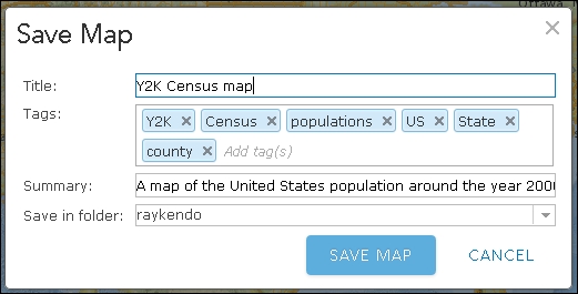 Creating a webmap