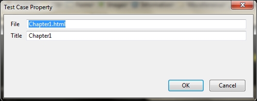 Creating test suites