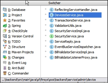 Navigating between files