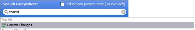 Quickly executing VCS actions