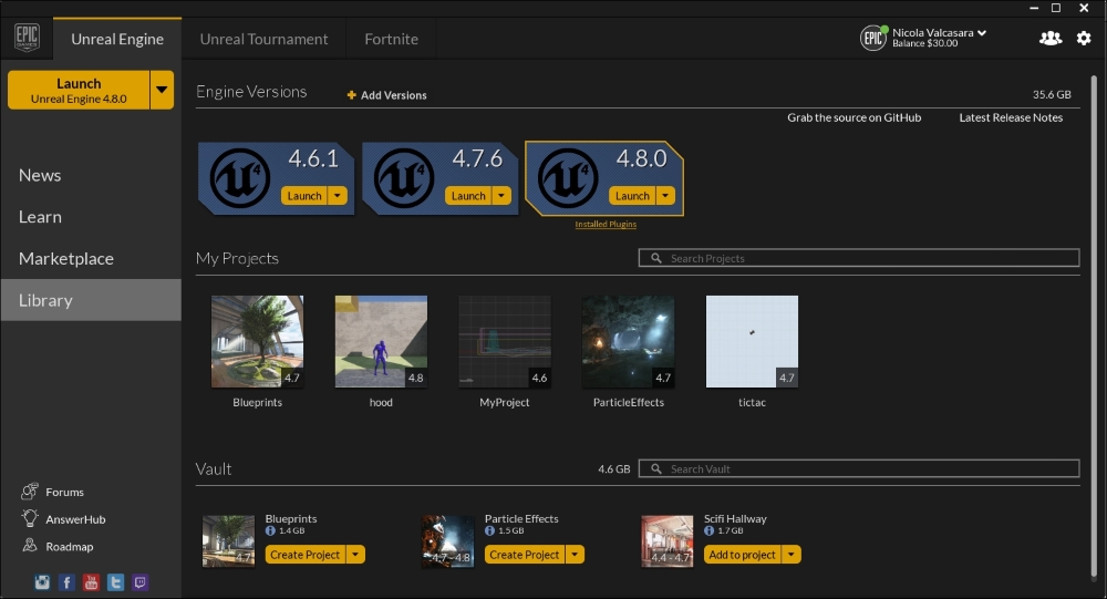 how to download unreal engine 4 from launcher