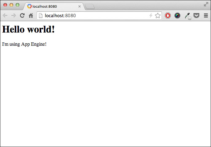 Running the development server