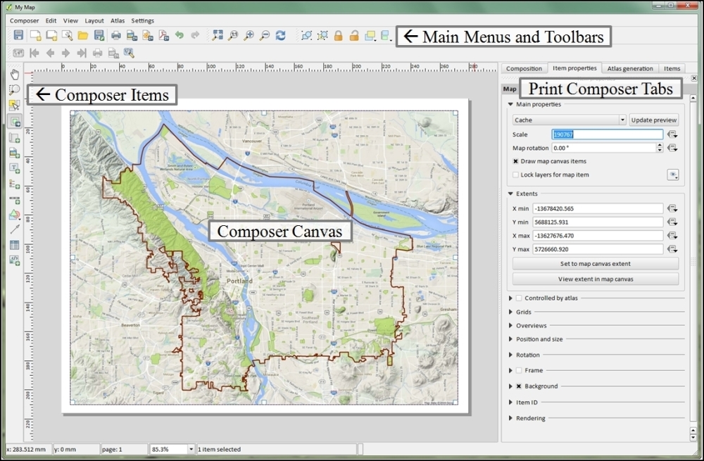 Composing maps