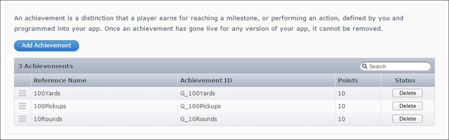 Game Center, leaderboards, and achievements
