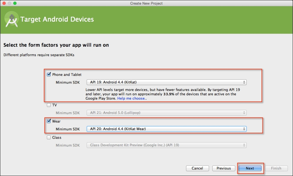 Building a simple Android wearable application