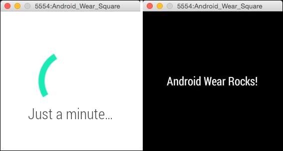 Creating the Android Wear activity component