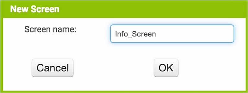 Add screen