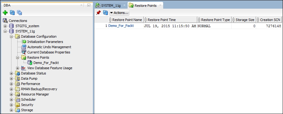 Restore points