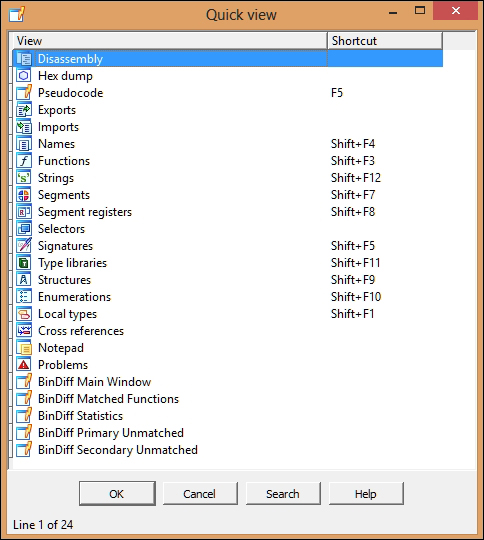 Getting to know IDA Pro