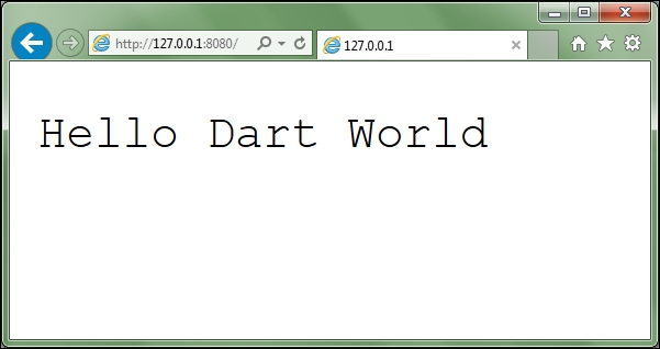 The Hello World server example