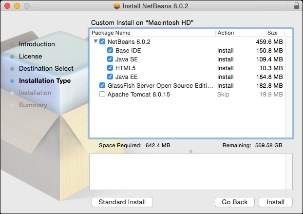 Downloading and installing NetBeans