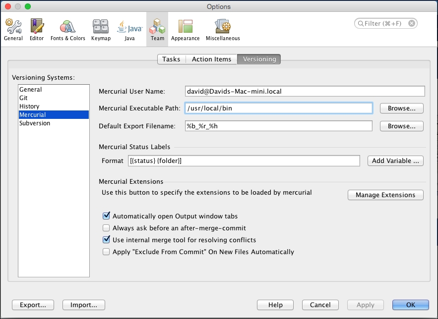 Cloning the NetBeans source code from within NetBeans