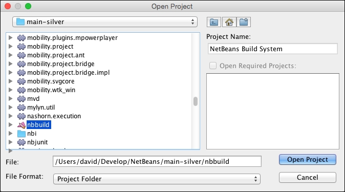 Building NetBeans from within NetBeans